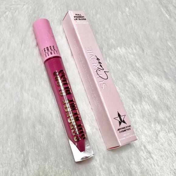 NIB Jeffree Star Supreme Full Pigment Lip Gloss Please Forgive Me Full Sz 5.10ml - Picture 8 of 9